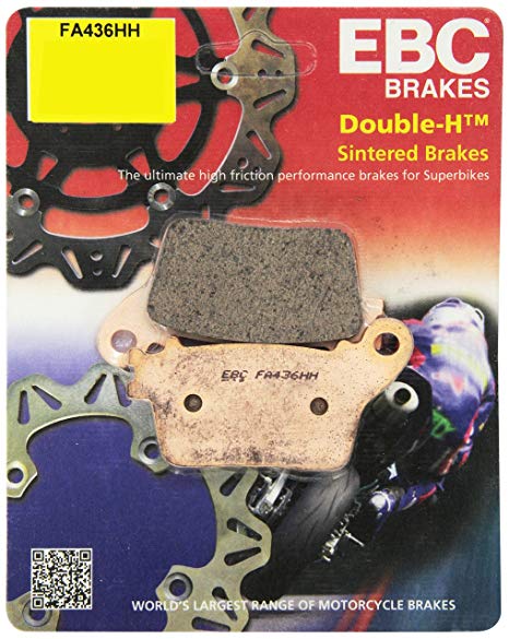 EBC Brakes Double-H Sintered Superbike Brake Pads Rear - FA436HH EBC Brakes Double-H Sintered Superbike Brake Pads Rear - FA436HH